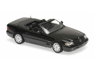 Модель машины MERCEDES-BENZ SL - 1999 - BLACK Car Model Maxichamps 1:43  цена и информация | Коллекционные модели автомобилей | kaup24.ee