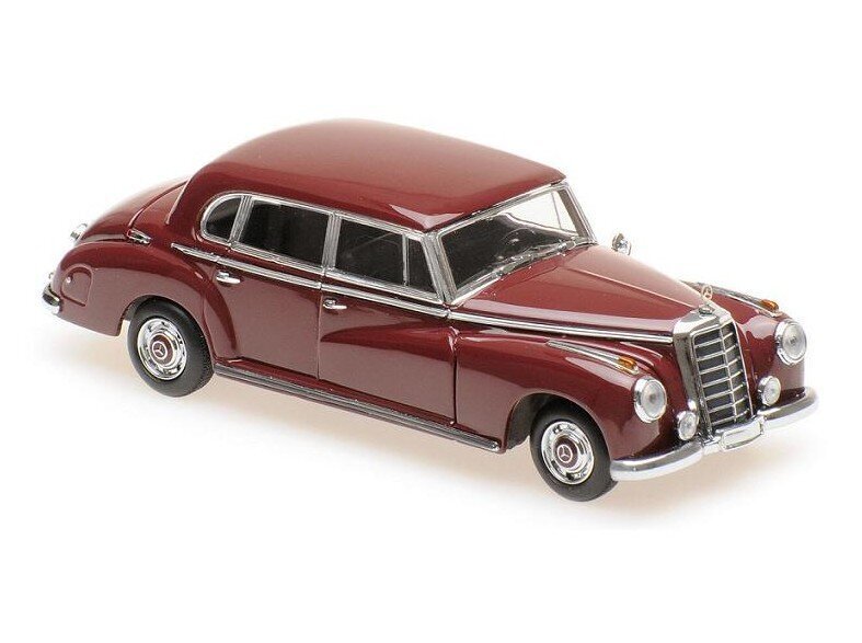 MERCEDES-BENZ 300 - 1951 - DARK RED Car Model Maxichamps 1:43 цена и информация | Mudelautode kollektsioneerimine | kaup24.ee