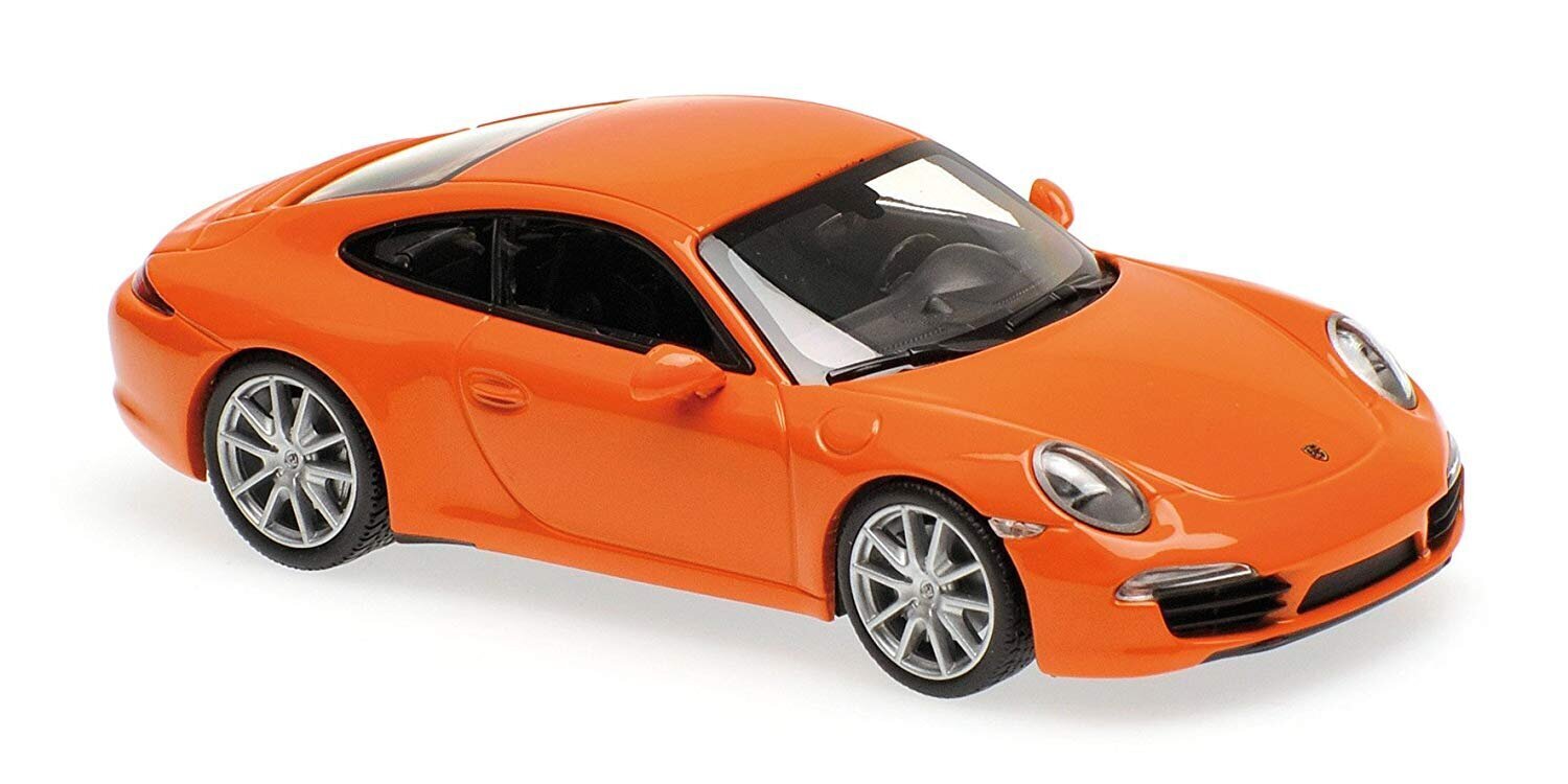 Porsche 911 Carrera S 2012 Orange Car Model Maxichamps 1:43 hind ja info | Mudelautode kollektsioneerimine | kaup24.ee