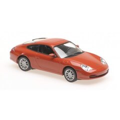 PORSCHE 911 COUPÉ – 2001 – ORANGE RED METALLIC Car Model Maxichamps 1:43 hind ja info | Mudelautode kollektsioneerimine | kaup24.ee