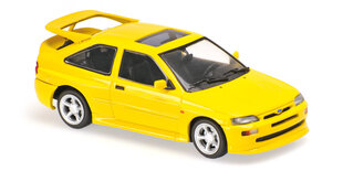 FORD ESCORT COSWORTH – 1992 – YELLOW Car Model Maxichamps 1:43 цена и информация | Коллекционные модели автомобилей | kaup24.ee