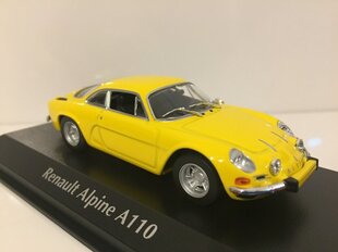 Модель машины RENAULT ALPINE A110 - 1971 -Yellow Car Model Maxichamps 1:43 цена и информация | Коллекционные модели автомобилей | kaup24.ee