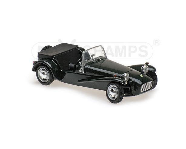 LOTUS SUPER SEVEN - 1968 - GREEN Car Model Maxichamps 1:43 hind ja info | Mudelautode kollektsioneerimine | kaup24.ee