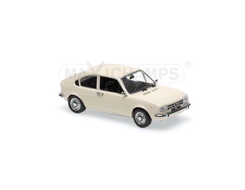 Alfa Romeo Alfasud 1972 White Car Model Maxichamps 1:43 hind ja info | Mudelautode kollektsioneerimine | kaup24.ee