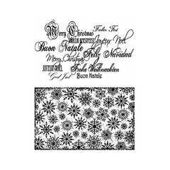 Silikoontemplid 14X18Cm, Viva Decor, "Christmas Fonts And Background" цена и информация | Канцелярские товары | kaup24.ee