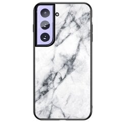 „Marble“ твердый силиконовый (TPU) чехол - белый (Galaxy S21+) цена и информация | Чехлы для телефонов | kaup24.ee