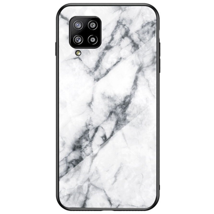 „Marble“ Kõva silikoon (TPU) kaaned - valge (Galaxy A42 5G) цена и информация | Telefoni kaaned, ümbrised | kaup24.ee