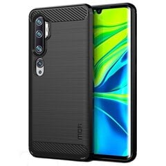 „Mofi“ Kõva silikoon (TPU) kaaned - must (Mi Note 10 / 10 Pro) hind ja info | Telefoni kaaned, ümbrised | kaup24.ee