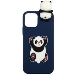 Твердый силиконовый чехол „Squezy“ Panda (TPU) - синий (iPhone 12 / 12 Pro) цена и информация | Чехлы для телефонов | kaup24.ee