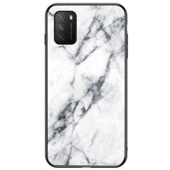 „Marble“ Kõva silikoon (TPU) kaaned - valge (Redmi 9T 5G) hind ja info | Telefonikaaned ja ümbrised | kaup24.ee