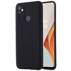 „Shell“ Kõva silikoon (TPU) kaaned - must (OnePlus Nord N100) hind ja info | Telefoni kaaned, ümbrised | kaup24.ee