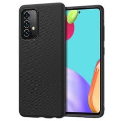 „Jazz“ твердый силиконовый (TPU) чехол - чёрный (Galaxy A52 / A52s) цена и информация | Чехлы для телефонов | kaup24.ee