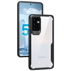 „Fashion“ чехол - прозрачный / чёрный (Galaxy A72) цена и информация | Чехлы для телефонов | kaup24.ee