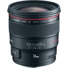 Canon EF 24mm f/1.4L II USM hind ja info | Objektiivid | kaup24.ee
