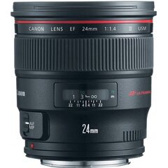 Canon EF 24mm f/1.4L II USM hind ja info | Objektiivid | kaup24.ee