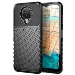 „Twill“  твердый силиконовый (TPU) чехол - чёрный (Nokia 6.3 / G10 / G20) цена и информация | Чехлы для телефонов | kaup24.ee