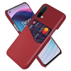 Кожаный чехол „KSQ“ Shell - красный (OnePlus Nord CE) цена и информация | Чехлы для телефонов | kaup24.ee