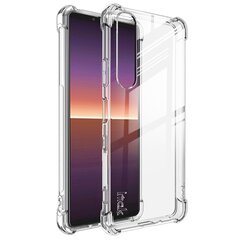 „Imak“ sustiprintos apsaugos kieto silikono (TPU) dėklas - skaidrus + apsauginė ekrano plėvelė (Xperia 1 III) цена и информация | Чехлы для телефонов | kaup24.ee