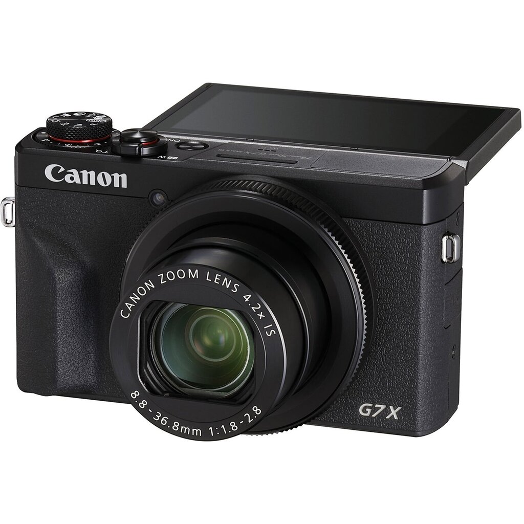 Canon PowerShot G7 X Mark III (Black) цена и информация | Fotoaparaadid | kaup24.ee