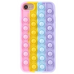 „Popit“ Bubble мягкий силиконовый (TPU) чехол - розовый (iPhone 6 / 7 / 8 / SE 2020 / SE 2022) цена и информация | Чехлы для телефонов | kaup24.ee