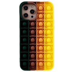 „Popit“ Bubble мягкий силиконовый (TPU) чехол - тёмно-зелёный (iPhone 12 Pro Max) цена и информация | Чехлы для телефонов | kaup24.ee