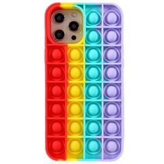 „Popit“ Bubble мягкий силиконовый (TPU) чехол - красный (iPhone 12 Pro Max) цена и информация | Чехлы для телефонов | kaup24.ee