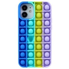 „Popit“ Bubble мягкий силиконовый (TPU) чехол - синий (iPhone 12 / 12 Pro) цена и информация | Чехлы для телефонов | kaup24.ee