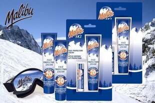 Kosmeetikakomplekt Malibu Ski: huulepalsam 4 g + näokreem 40 ml цена и информация | Помады, бальзамы, блеск для губ | kaup24.ee