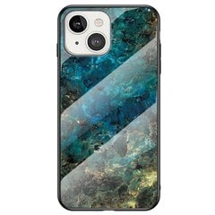 „Marble“ твердый силиконовый (TPU) чехол - синий (iPhone 13) цена и информация | Чехлы для телефонов | kaup24.ee