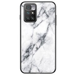 „Marble“ твердый силиконовый (TPU) чехол - белый (Redmi 10) цена и информация | Чехлы для телефонов | kaup24.ee