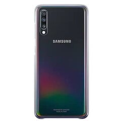 „Samsung“ Gradation Cover чехол - прозрачный, чёрный (Galaxy A70) цена и информация | Чехлы для телефонов | kaup24.ee