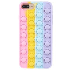 „Popit“ Bubble pehme silikoon (TPU) kaaned - roosa (iPhone 6 Plus / 6s Plus / 7 Plus / 8 Plus) hind ja info | Telefoni kaaned, ümbrised | kaup24.ee