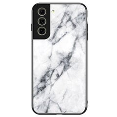 „Marble“ твердый силиконовый (TPU) чехол - белый (Galaxy S21 FE 5G) цена и информация | Чехлы для телефонов | kaup24.ee