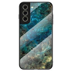 „Marble“ твердый силиконовый (TPU) чехол - синий (Galaxy S21 FE 5G) цена и информация | Чехлы для телефонов | kaup24.ee