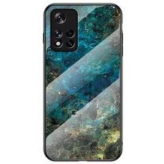 „Marble“ Kõva silikoon (TPU) kaaned - sinine (Poco M4 Pro 5G / Redmi Note 11 5G) hind ja info | Telefonikaaned ja ümbrised | kaup24.ee