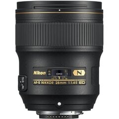 Nikon AF-S NIKKOR 28мм f/1.4E ED цена и информация | Линзы | kaup24.ee