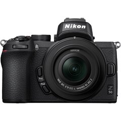 Nikon Z50 + NIKKOR Z DX 16-50 мм F / 3,5-6,3 VR + адаптер FTZ разъема цена и информация | Фотоаппараты | kaup24.ee