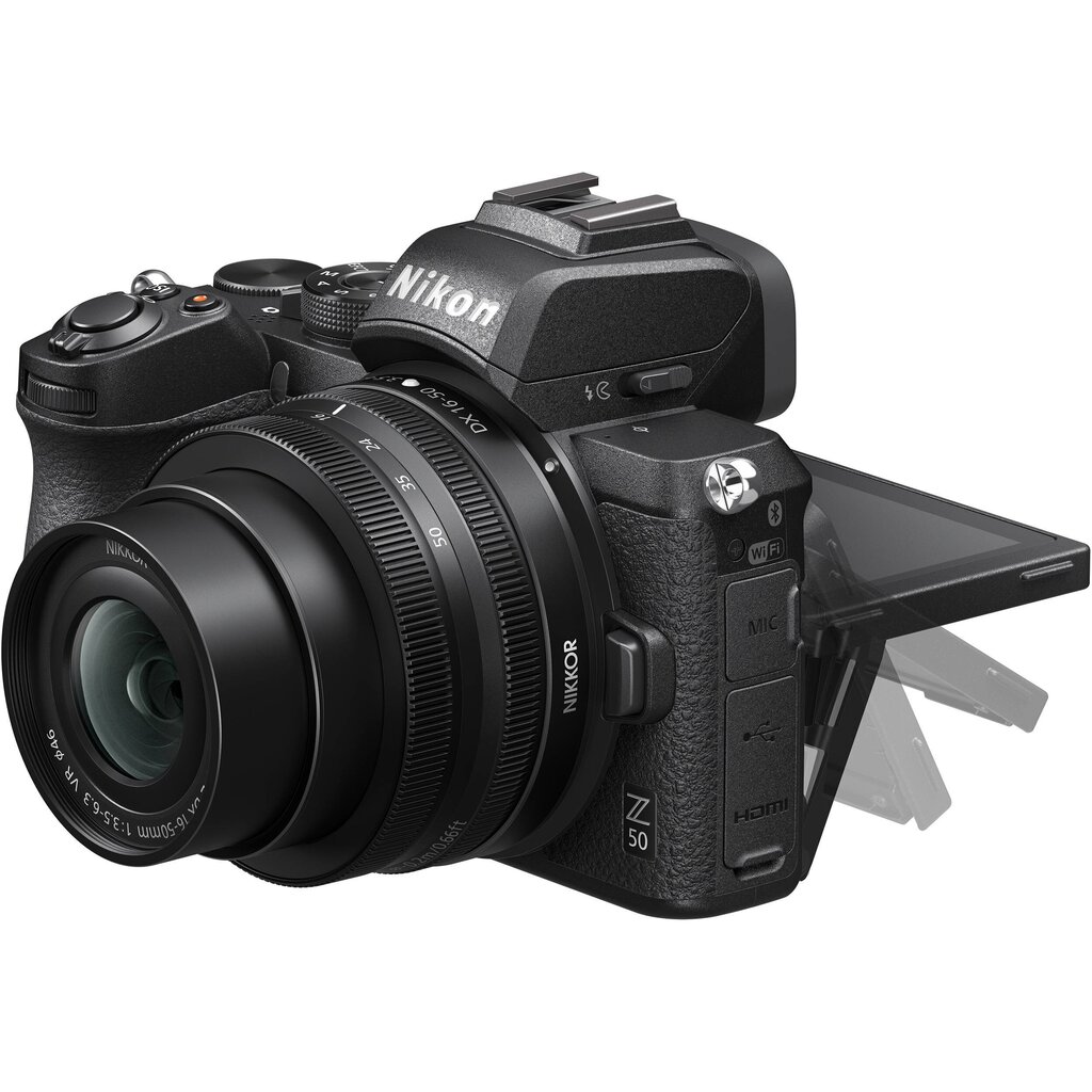 Nikon Z50 + NIKKOR Z DX 16-50mm f/3.5-6.3 VR + FTZ kinnitusadapter hind ja info | Fotoaparaadid | kaup24.ee