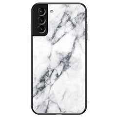 „Marble“ твердый силиконовый (TPU) чехол - белый (Galaxy S22+ 5G) цена и информация | Чехлы для телефонов | kaup24.ee