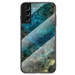 „Marble“ твердый силиконовый (TPU) чехол - синий (Galaxy S22 5G) цена и информация | Чехлы для телефонов | kaup24.ee