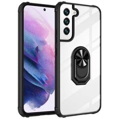 „Fashion“ Kickstand твердый силиконовый (TPU) чехол - прозрачный / чёрный (Galaxy A13 5G / A04s) цена и информация | Чехлы для телефонов | kaup24.ee