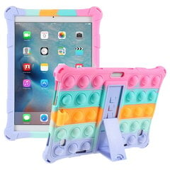 „Popit“ Bubble Kickstand мягкий силиконовый (TPU) чехол - розовый (iPad 9.7 2017 / 9.7 2018 / Air (2013) / Air 2 (2014) / iPad 2 / 3 / 4) цена и информация | Чехлы для планшетов и электронных книг | kaup24.ee