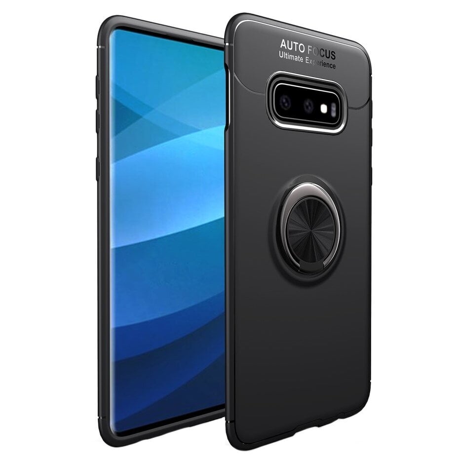 „Ring“ Kickstand (TPU) kaaned - must (Galaxy S10e) hind ja info | Telefoni kaaned, ümbrised | kaup24.ee