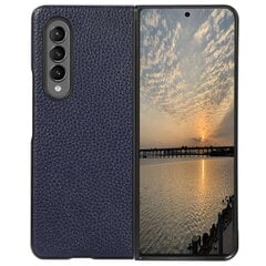 „Deluxe Leather“ чехол - синий (Galaxy Z Fold4) цена и информация | Чехлы для телефонов | kaup24.ee