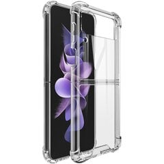 Усиленный твердый силиконовый чехол „Imak“ (TPU) - прозрачный (Galaxy Z Flip3) цена и информация | Чехлы для телефонов | kaup24.ee