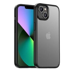 „IPAKY“ Rubberized чехол - прозрачный/чёрный (iPhone 14) цена и информация | Чехлы для телефонов | kaup24.ee