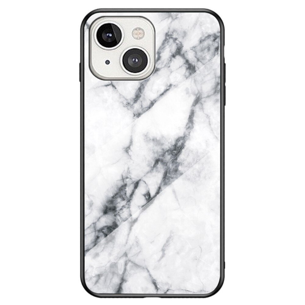 „Marble“ Kõva silikoon (TPU) kaaned - valge (iPhone 14) цена и информация | Telefoni kaaned, ümbrised | kaup24.ee