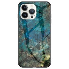 „Marble“ твердый силиконовый (TPU) чехол - синий (iPhone 14 Pro Max) цена и информация | Чехлы для телефонов | kaup24.ee