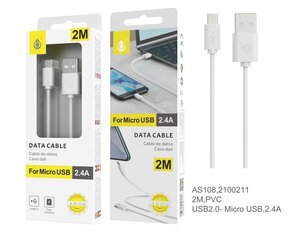 OnePlus USB-micro USB 2m 2A hind ja info | Mobiiltelefonide kaablid | kaup24.ee