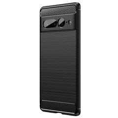 „Carbon“ твердый силиконовый чехол (TPU) - черный (Pixel 7 Pro) цена и информация | Чехлы для телефонов | kaup24.ee